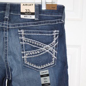 NWT! 33R Ariat trouser jeans! Marine